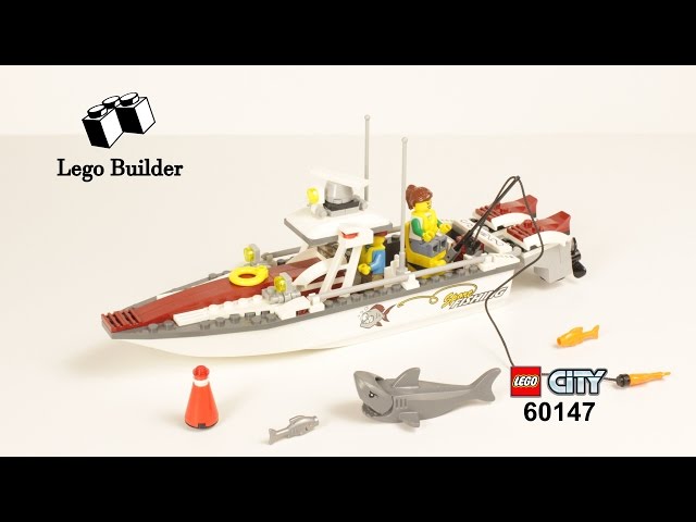 Lego City 60147 Fishing Boat - Lego Speed build review