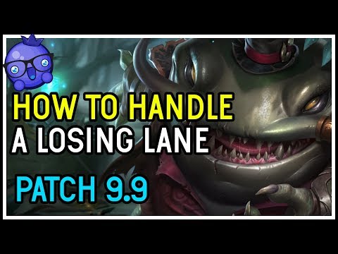How to handle a losing lane TAHM KENCH SUPPORT - League of Legends