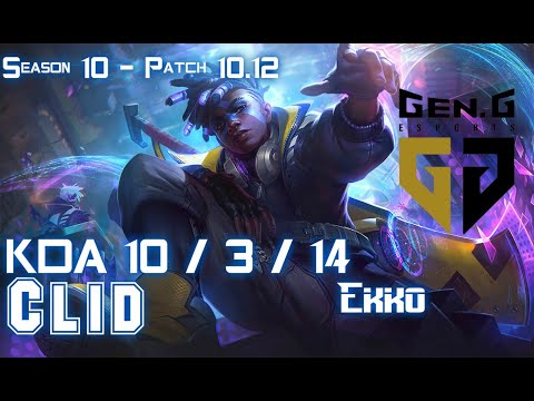Gen Clid EKKO vs GRAVES Jungle - Patch 10.12 KR Ranked