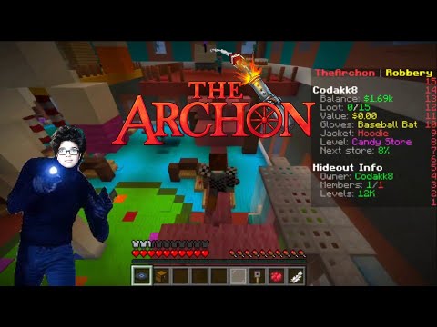 Robbing a shop In MINECRAFT THE ARCHON