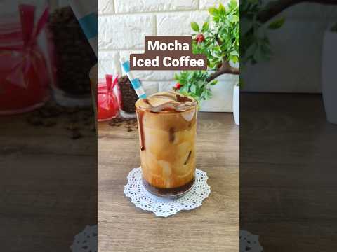 Mocha Iced Coffee | Iced Coffee At Home | Cook Bake Shake | Shilpika Thakur #shorts #ytshorts