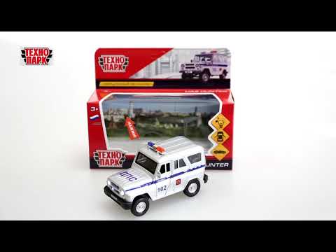 Миниатюра изображения товара Автомобиль игрушечный Технопарк UAZ Hunter Полиция / HUNTER-P-SL