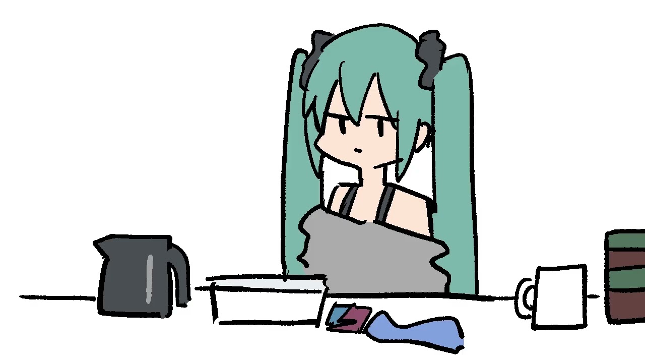 ずぼらミク2 mp4