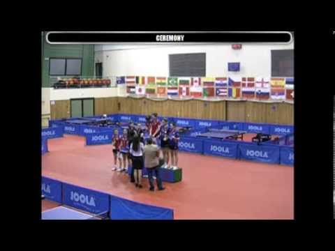 ITTF 2014 Czech Junior & Cadet Open - Ceremony