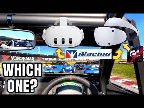 GT7 vs. iRacing on PSVR2 plus Quest 3 - What's the Best VR Sim Racing Combo?