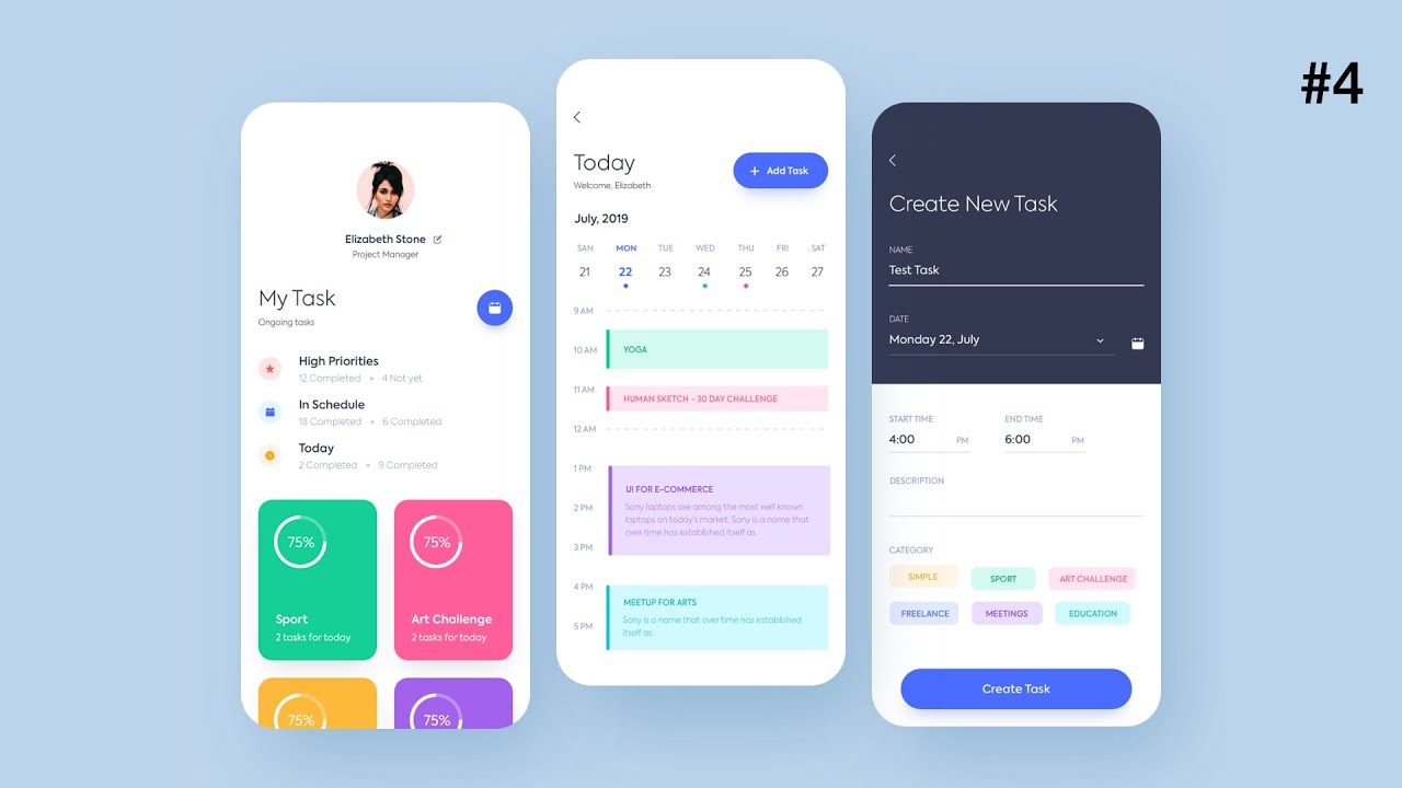 People Are Awesome - 10 UI Design Example for Mobile App - #4