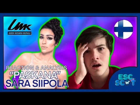 Sara Siipola "Paskana" UMK 2024 🇫🇮 | REACTION | Eurovision 2024