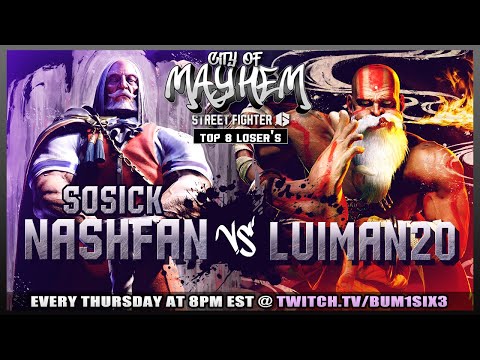 SF6 | COM 4 | SOSICKNASFAN vs Luiman20 | TOP 8 L'S | Ranged Battle in SESSION!!!!