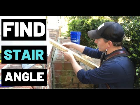 Stair Pitch: How To Find Stair Angle