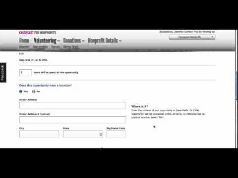 Causecast for Nonprofits: Volunteering