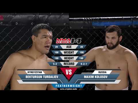 MMA Series-14 / Grand prix final /  Maxim Kolosov (Russia) vs Bektursun Turdaliev (Kyrgyzstan)