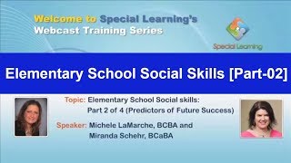 Elementary School Social Skills Training [Part 2]
