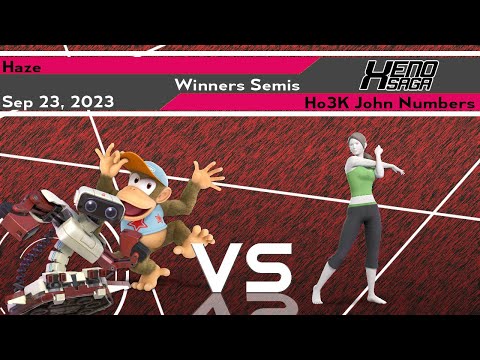 Xenosaga XLIX Winner Semis - Haze (Diddy, ROB) vs John Numbers (Wii Fit Trainer) - Smash Ultimate