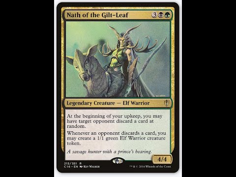 Nath of the Gilt-Leaf | Elf Discard Tribal | Commander | EDH | Magic the Gathering | MTG | Deck Tech