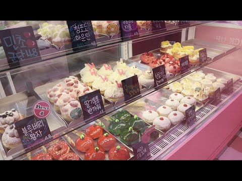 인스타에서 핫한 강남 수제도넛🍩W스타일도넛! 차원이 다른 압도적 비주얼 수제도넛homemade donuts of high quality - korean street food