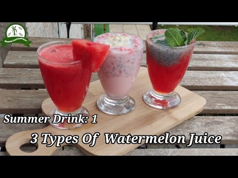3 விதமான தர்பூசணி பழ ஜூஸ் செஞ்சி பாருங்க |Watermelon Juice in Tamil |Summer Drink | Refreshing Drink