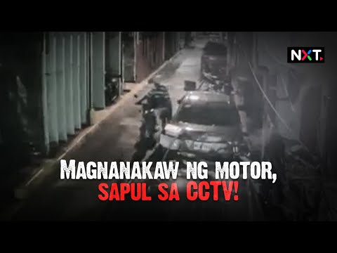 Magnanakaw ng motor, sapul sa CCTV!