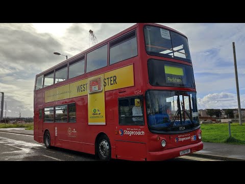 *Kickdown* Preserved Stagecoach London 17524 ALX400 Dennis trident (LX51 FOF)