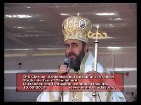 Slujba de Izorul Tămăduirii la Mănăstirea Trotuşanu  oficiată de  ÎPS Ciprian