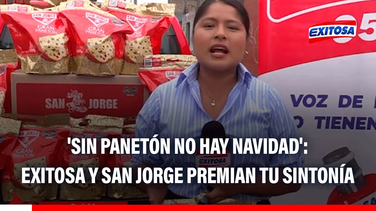 🔴🔵 'Sin Panetón No Hay Navidad': Exitosa y San Jorge premian tu sintonía