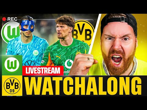WATCHALONG | VfL Wolfsburg – Borussia Dortmund ⚽ BVB auswärts unter Druck im Titelrennen?