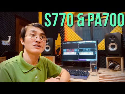 YAMAHA S770 - KORG PA700 chém gió #phantrungman