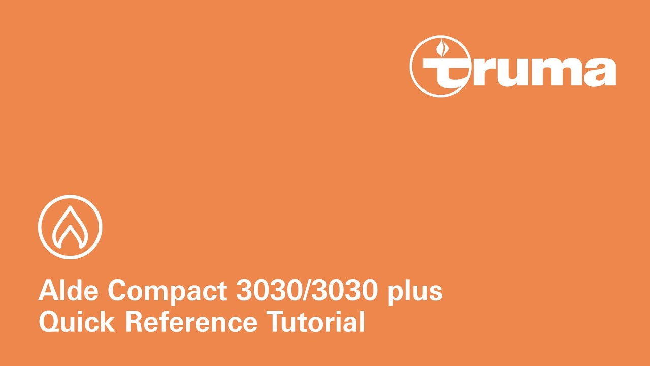 Alde Compact 3030 Operation