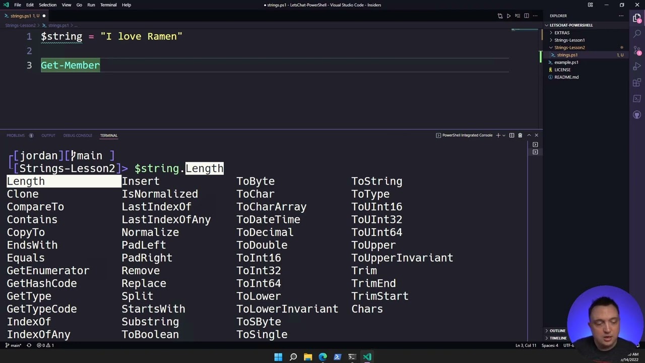 Let's Chat: PowerShell Strings - Measuring them? Methods? What?