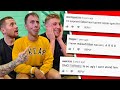 Reacting To Our HATE Comments *personal*