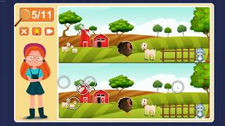 Viki Spotter: Zoo, Level 11 Walkthrough, 1080p/60FPS.