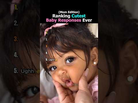 Ranking Cutest Baby Responses Ever (Mom Edition)