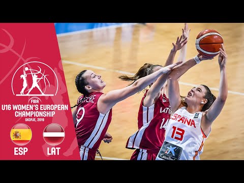 Баскетбол Spain v Latvia — Full Game — FIBA U16 Women's European Championship 2019