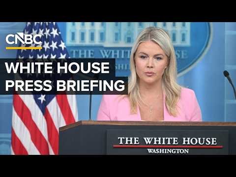 White House press secretary Karoline Leavitt holds a briefing with reporters — 7/16/2026