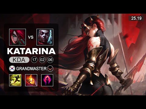 Katarina vs Ekko Mid - KR Grandmaster - Patch 25.19 Season 15