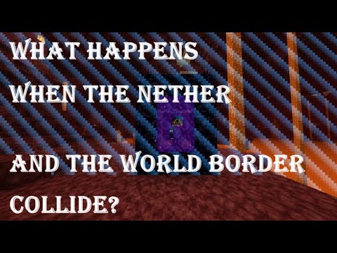 Insane Minecraft Nether Portal vs. World Border Experiment! X=30,000,000