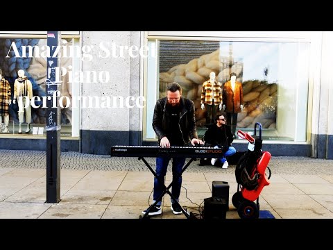 Berlin, Amazing Street Piano performance At Alexanderplatz