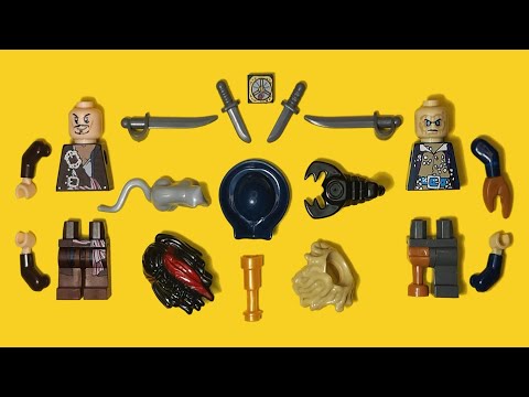 LEGO Pirates of the Caribbean | Captain Jack Sparrow VS. Davy Jones | Unofficial Minifigure | Disney