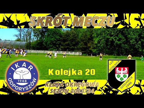 🟡 🔵Ikar Odporyszów VS Gosłavia Gosławice 🟡⚫ - 🗓️ 01/05/24 - ⚽ skrót meczu ⚽