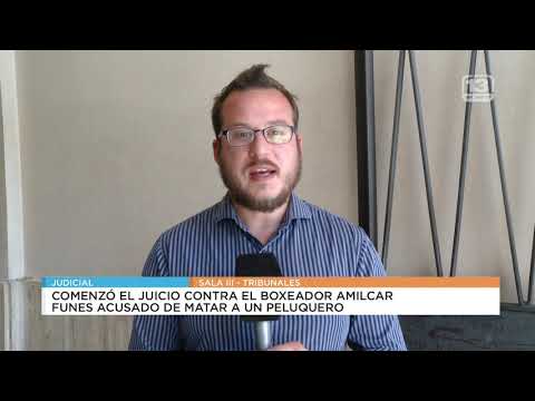 El boxeador Funes llegó a juicio por el crimen del peluquero