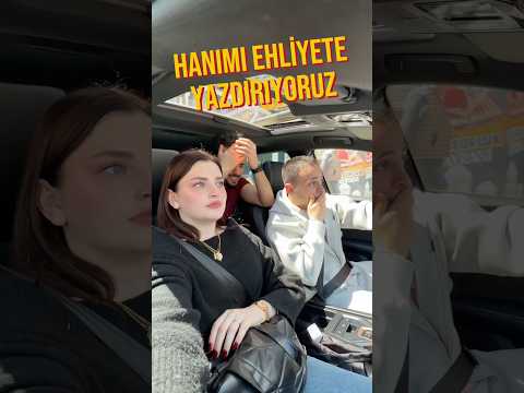 hanımı ehliyete yazdırıyoruz