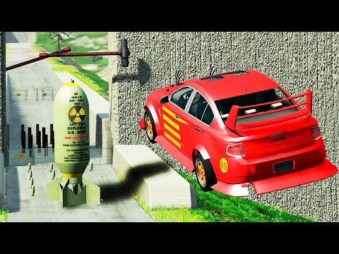 EXPERIMENT - Cars vs Nuclear Bombs #16 - BeamNG Drive | CrashTherapy
