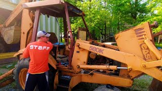 Case 580K Backhoe Maintenance - Oil, Fuel, and Transmission