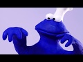 Play doh Cookie Monster Sesame Street Stop motion animation. Monstruo de las galletas