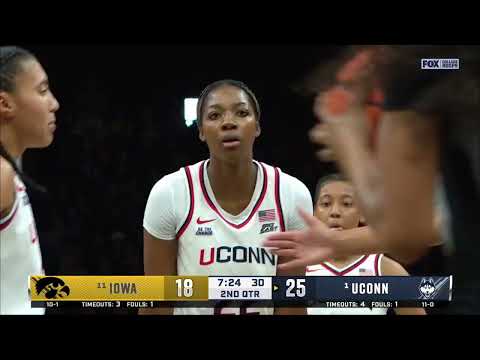 Iowa vs UConn Highlights | College Women Basketball Dec 20,2025