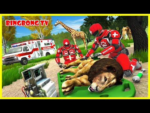 Real Doctor Robot Animal Rescue - Ambulance Driving Simulator Games | Android Gameplay - Car Game