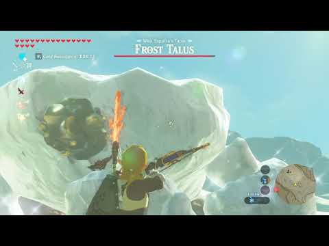 The Legend of Zelda: Breath of the Wild Boss # 83: Frost Talus (4th Time)