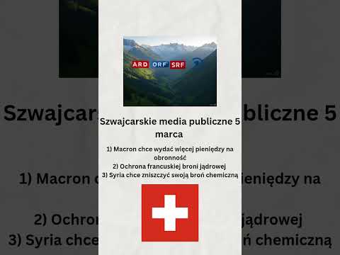 Szwajcarskie media publiczne 5 marca