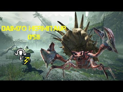 [MHRise: Sunbreak NSW] Daimyo Hermitaur - Light Bowgun 0'58 - TA Wiki?