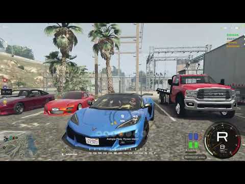 Dropping Off The C8 For Maintenance At @kicksbyjay Shop NRP V5 E59