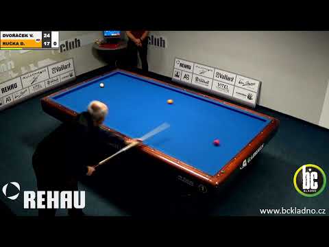 Czech  3-cushion D2 - 4th round Václav Dvořáček v Damián Ručka
